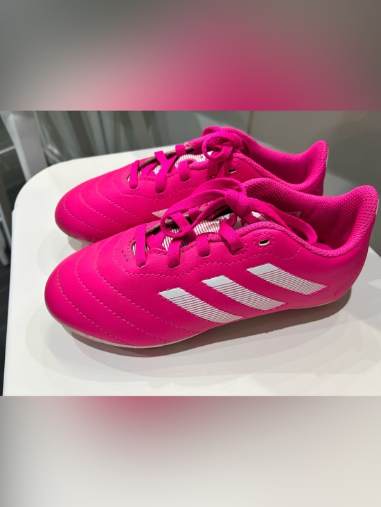 adidas Other - adidas Kids Hot Pink Soccer Cleats with White Three Stripes